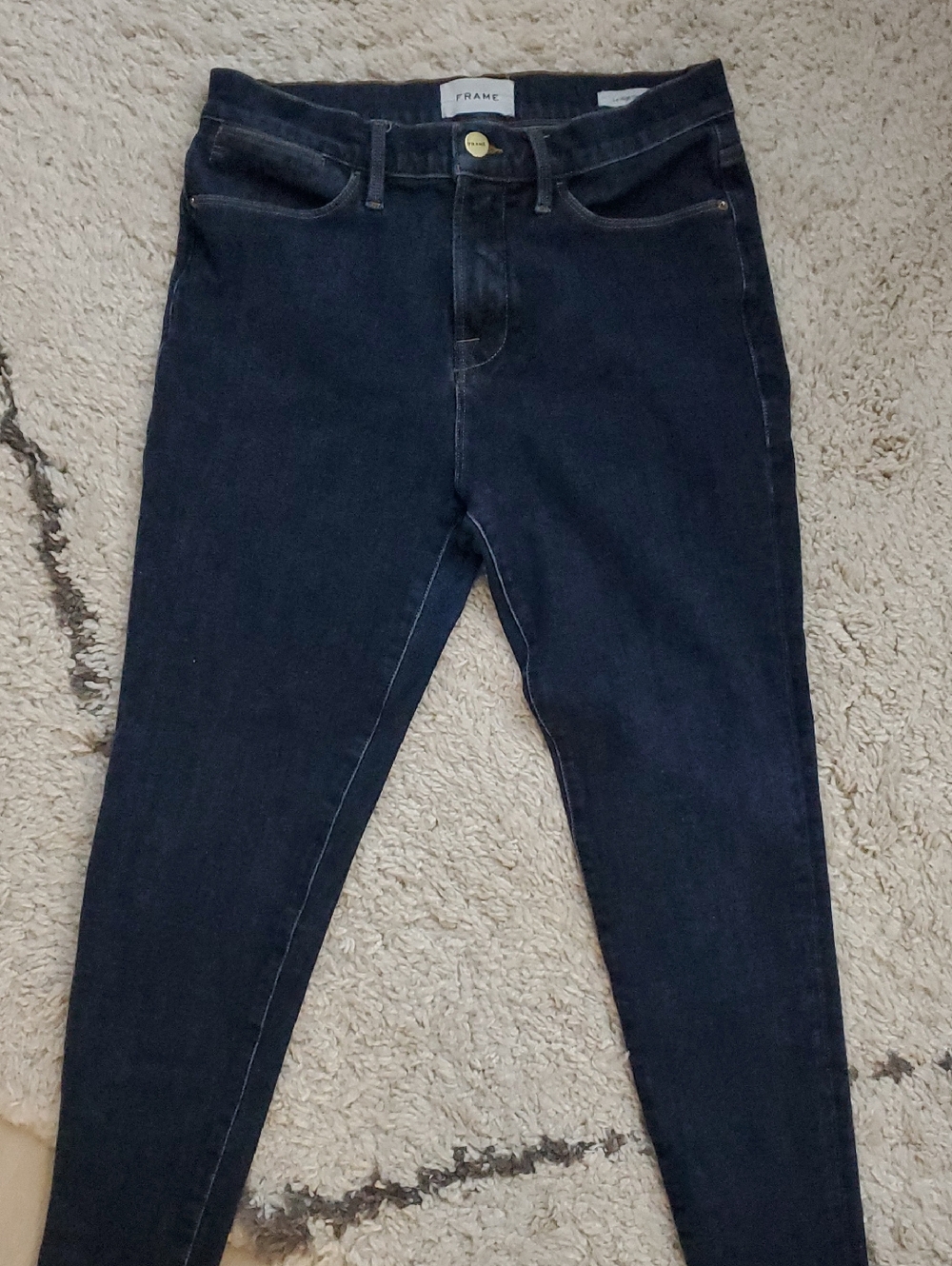 Frame - Darkest Blue Le High Skinny